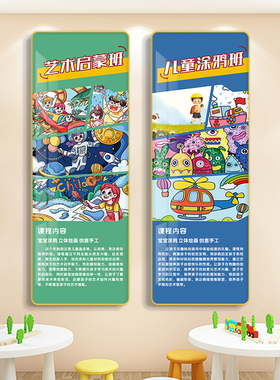 美术教室墙面布置装饰画