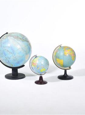 老式地球仪收藏旧物件老物件教学用品装饰摆件90年代怀旧摆设