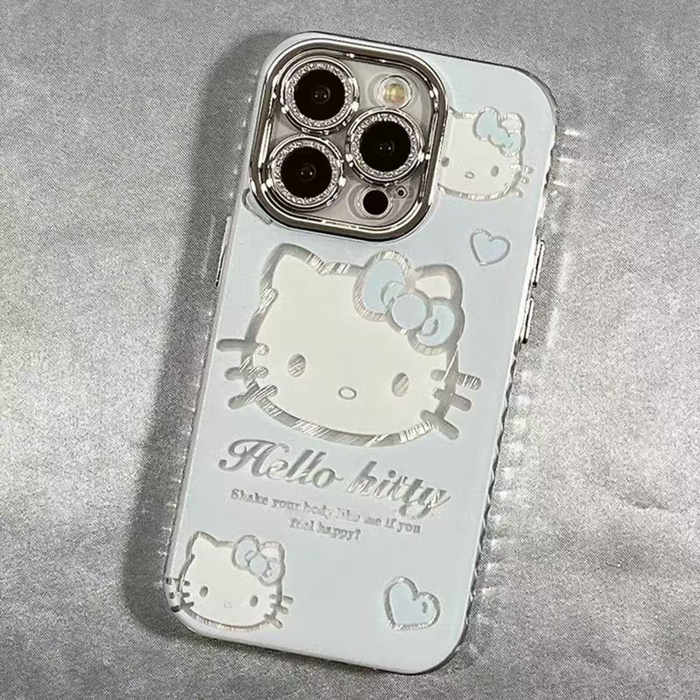 火翔 蓝KT猫适用于红米K90proK80Turbo4pro手机壳Note15PRO+K50/40保护套小米17/15spro/14ULTRA/13/12c精孔 - 图1