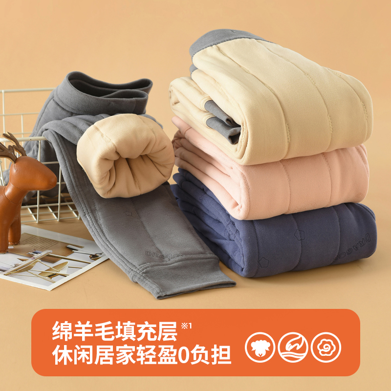 儿童保暖裤校服神器男童女童棉裤秋裤秋冬季加厚内穿一条过冬绒裤