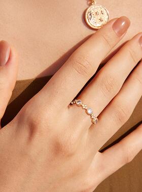 fettero 铜合金戒指 【编花戒指】高定设计轻奢小众时尚气质指环