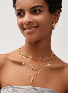 原创设计小众高级感锁骨链