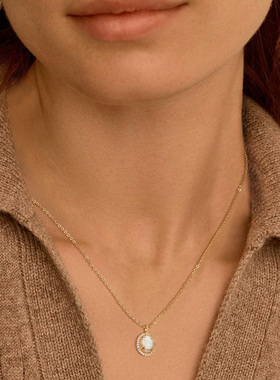 fettero 铜合金项链 【澳宝项链】高定设计时尚气质锁骨链女