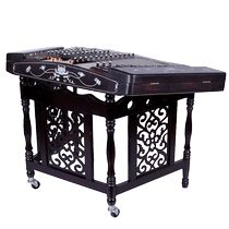 Van Nest Black Sandalwood Band Troupe Beginnics Play Qin Bay Sculpture 402 Type Foreign Organ Dulcian Instrument YQ-06 Black Sandalwood