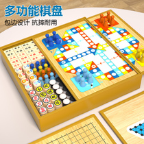 Flying Chess Multiplayer Version Checkers Five Chess Snakes Chessboard Multifunction Chess Great All-in-one Children Elementary School Children