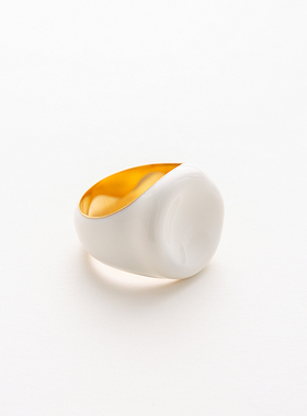 珐琅戒指女轻奢小众法式原创设计