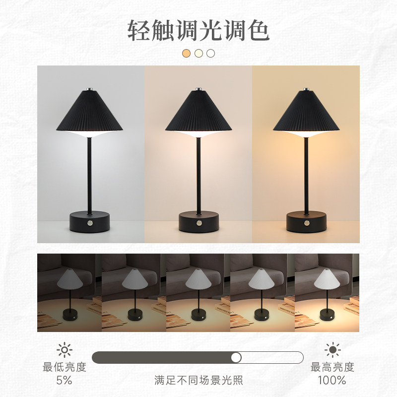 美式台灯卧室床头灯桌灯家用温馨客厅欧式床头柜婚房房间装饰夜灯