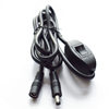 DC male and female power cord 12/24V all copper core DC5.5*2.1/2.5mm security monitoring extension cord with switch