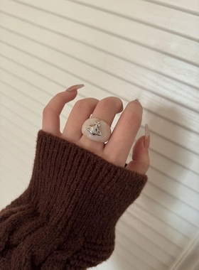 土星元素星球造型指环戒