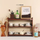 Solid wood multi-layer cup storage rack