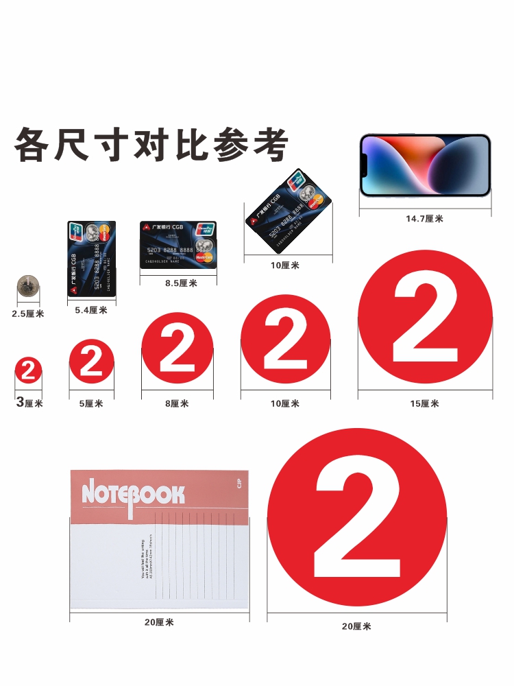 防水圆形PVC数字号码贴纸牌机器编号序列号编码贴不干胶1-10数字贴纸ABCDE字母标示贴病床号标识广告牌提示牌,淘宝优惠券,粉丝福利购,淘宝优惠卷