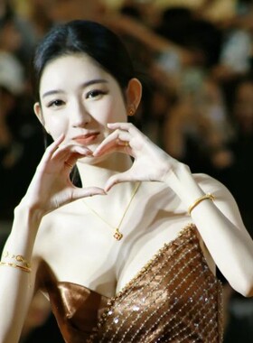 王玉雯同款林欢四叶草项链女