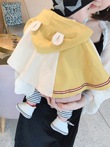 Balabala baby cloak jacket baby autumn clothes out small cloak windproof shawl baby wind-proof children