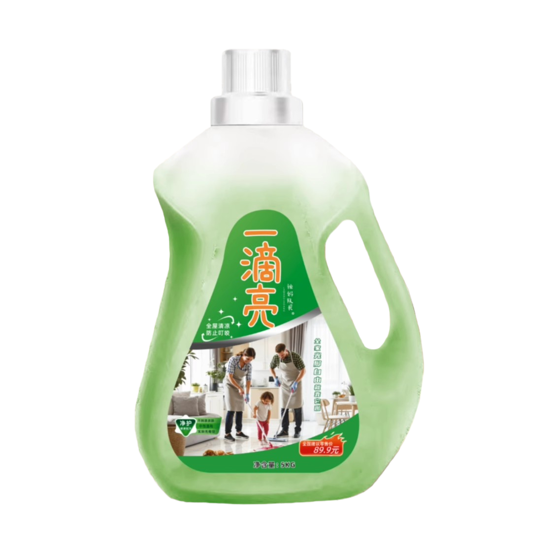 辣妈队长地板清洁剂一滴亮10斤/桶去污留香艾草清香清新去味增亮,淘宝优惠券,粉丝福利购,淘宝优惠卷