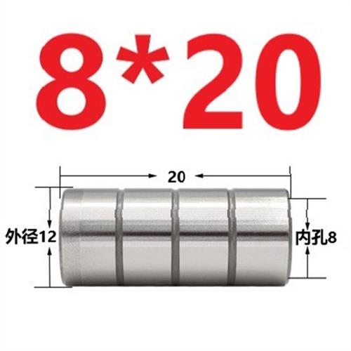 GB精密直导套轴套钢套衬套导柱导套五金模配件8 10 12 16 2022 25 - 图0