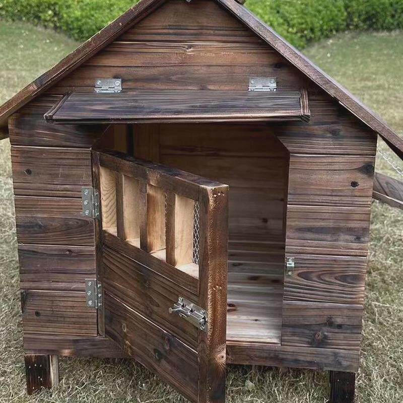 防雨室外碳化木四季狗房子猫房子狗窝猫窝宠物屋狗舍,淘宝优惠券,粉丝福利购,淘宝优惠卷
