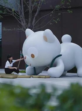 玻璃钢雕塑玻璃钢卡通雕塑商场美陈公园校园小品景观动物摆件大型