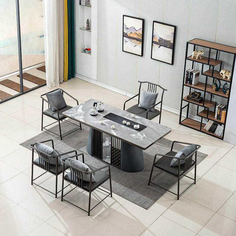 岩板功夫茶几现代简约办公室功夫茶台椅子组合功夫泡茶桌椅配茶具,淘宝优惠券,粉丝福利购,淘宝优惠卷