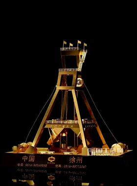 创意模型摆件定制金属工艺品镀金diy收藏纪念品建筑地标摆件定做