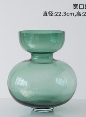 花器！ 创意几何玻璃花瓶 北欧简约渐变色批发 ins风摆件批发