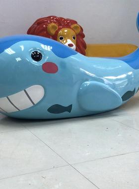 雅胜玻璃钢卡通动物座椅商场海洋馆游乐园创意美陈坐凳装饰摆件