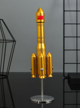 好货不锈钢航空火箭坦克飞机金属模型创意工业风男孩合金战车军迷