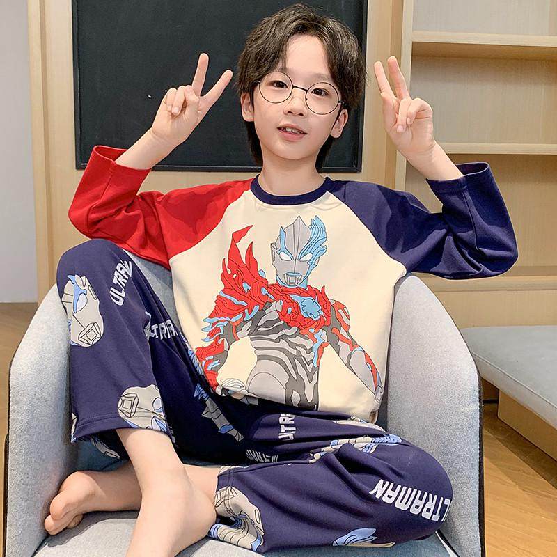 男童睡衣2025新款春季长袖纯棉儿童春装男孩套装宝宝可外穿居服,淘宝优惠券,粉丝福利购,淘宝优惠卷