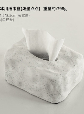 北欧风轻奢法斗电镀银抽纸盒客厅装饰摆件家居饰电视柜创意纸巾盒