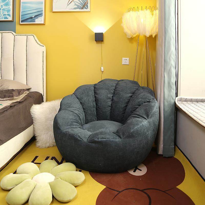 懒人沙发填充颗粒豆袋榻榻米小户型椅子单人阳台休闲椅小沙发网红,淘宝优惠券,粉丝福利购,淘宝优惠卷