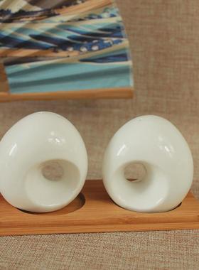 日式陶瓷调味罐 调料瓶黑胡椒调料盒套装 料理店装饰 艺术造型感