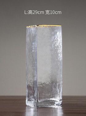 玻璃花瓶透明插花瓶水培家用摆设家居客厅餐桌装饰品摆件批发