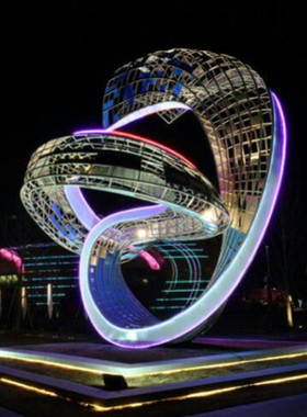 户外园林市政景观金属创意艺术文旅不锈钢钢结构长廊廊架雕塑厂家