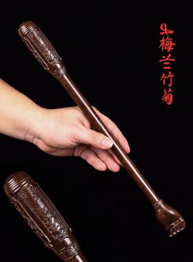 沉香木雕刻摆件工艺品挠痒痒老头乐手把件拍背按摩家居日用不求人