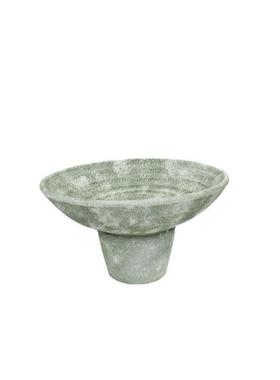 家居摩洛哥侘寂风做旧高脚果盘中式民宿果盘复古装饰样板间玄关餐