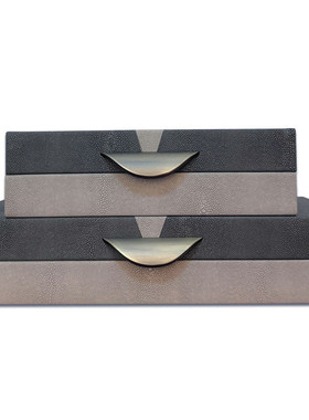 首饰收纳盒样板房软装衣帽间新中式现代简约家居工艺饰品摆件批发