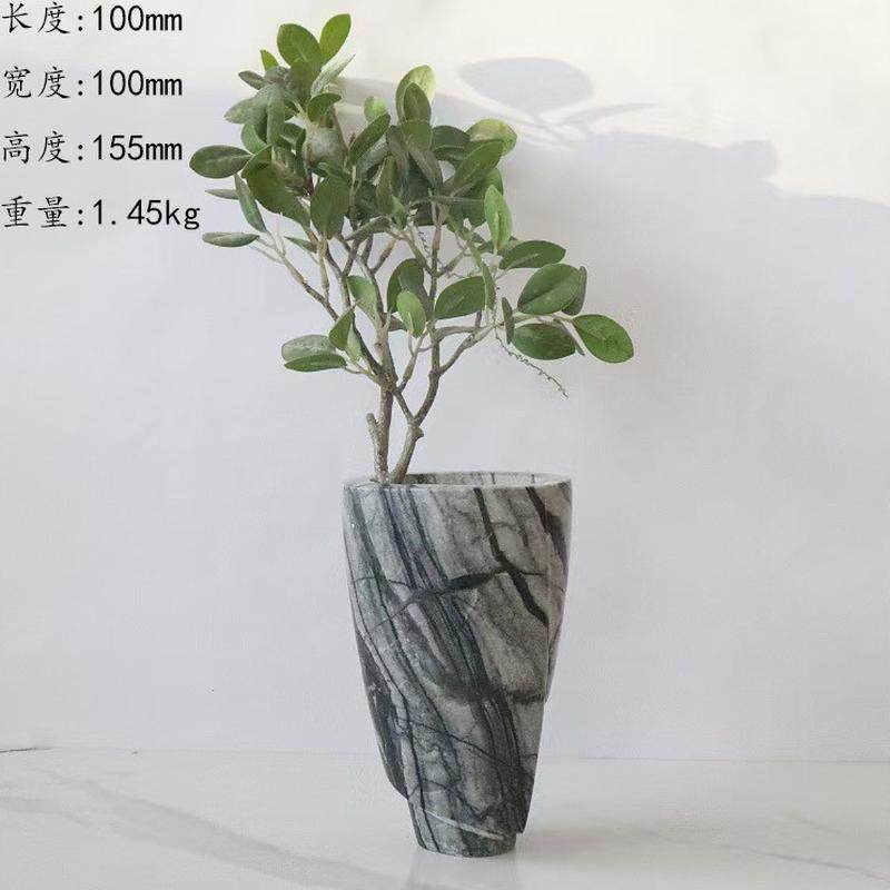 现代简约轻奢高端大气大理石花瓶摆件客厅书房茶几酒柜饰品摆件,淘宝优惠券,粉丝福利购,淘宝优惠卷