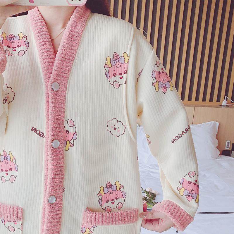 带胸垫空气棉月子服待产秋冬加两件套纯棉哺乳睡裙孕妇睡衣春,淘宝优惠券,粉丝福利购,淘宝优惠卷