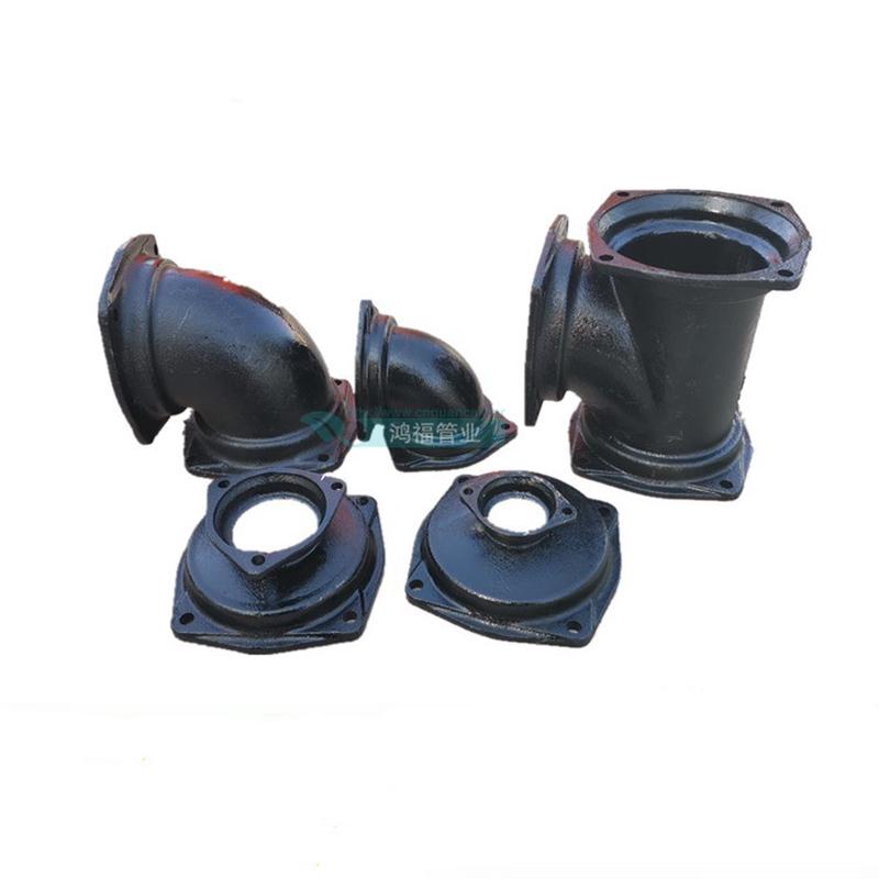 机制铸铁排水管件 dn100顺水三通 无承口柔性接口斜三通管件单价 - 图2