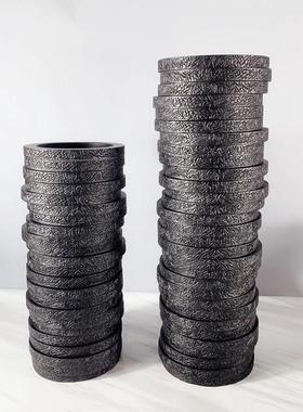 热销意式创意花瓶设计师陈列售楼部玄关柜样板间电视大堂软装饰品