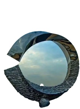 大型不锈钢雕塑定制广场景观户外雕塑公园地产景区不锈钢园林摆件