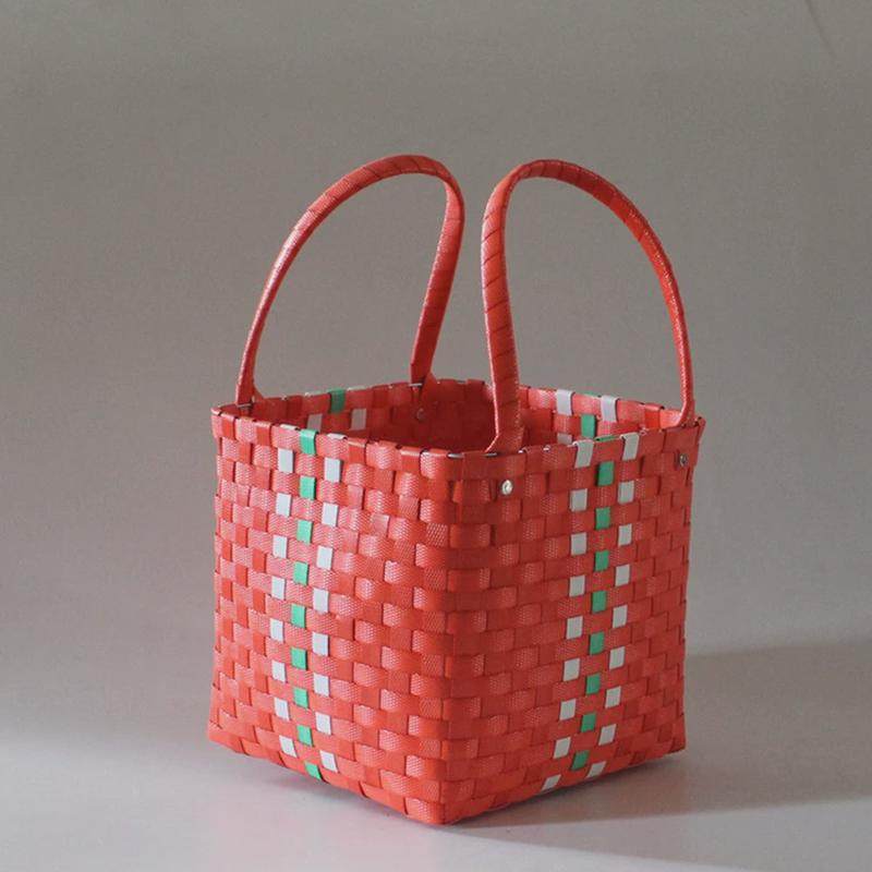 86m0方篮提篮蓝提蓝粽藤编新款纯手工编织塑料果篮鸡蛋篮野餐,淘宝优惠券,粉丝福利购,淘宝优惠卷