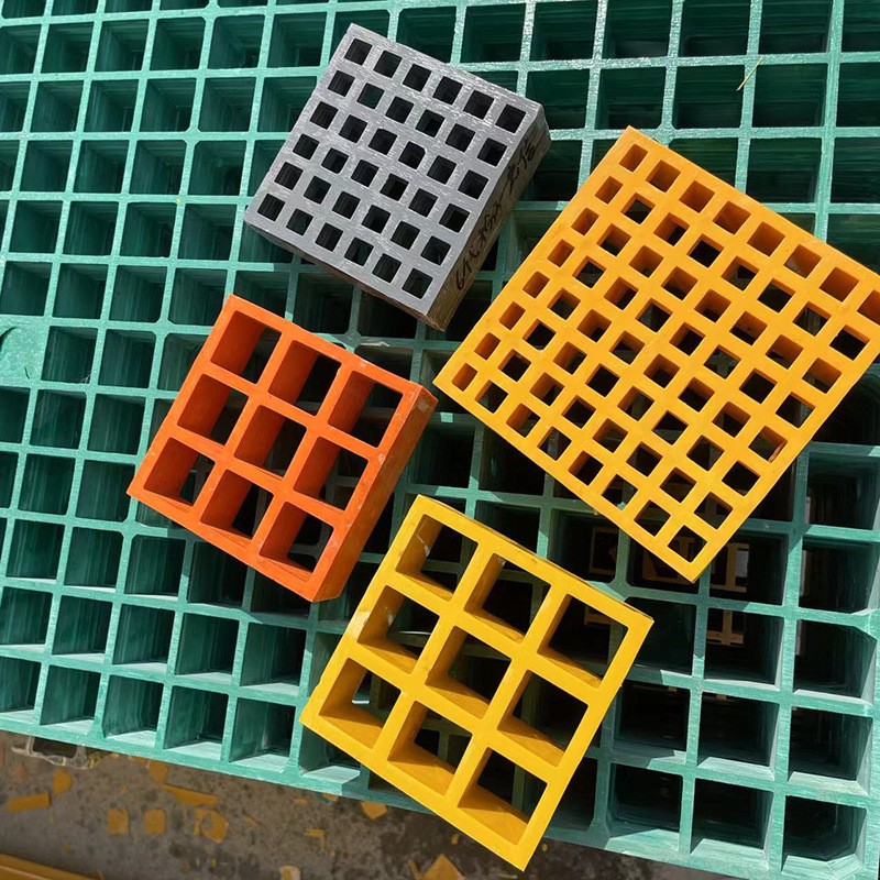 玻璃钢格栅网格板 污水池处理盖板地面篦子 洗车房排水沟地漏 - 图2