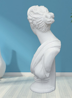 罗马妇人模型人物头像素描教具婚礼装饰雕塑摆件月亮神石膏像雕像