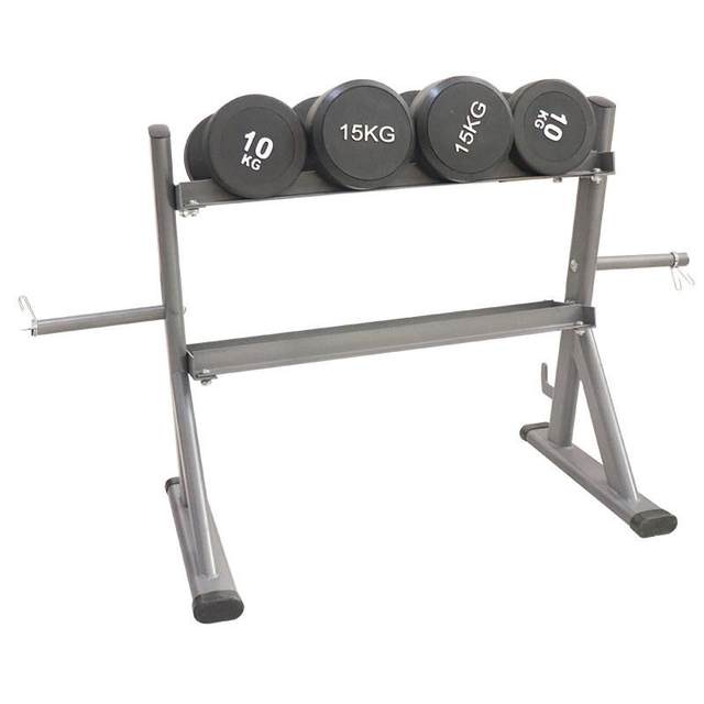 Double-layer dumbbell rack commercial household storage fixed dumbbell placement rack barbell plate rack fitness equipment manufacturer supply