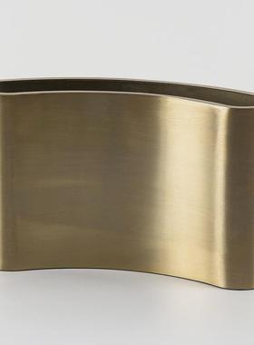 热销美式复古做旧工业风轻奢金属花瓶民宿客栈花店装饰艺术插花摆