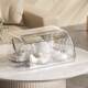 Entrance entrance flip PET storage box desktop storage box makeup tea set living room tea table storage box storage box