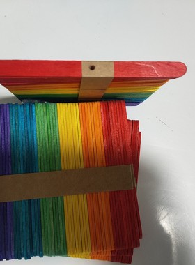 热销雪糕棒114*10*2的中间孔4毫米2毫米打孔木棍5孔3孔带孔冰棍棒