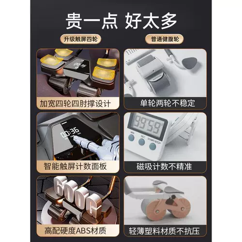 Брюшное колесо 2024 Новый четырехколесный брюшной фитнес оборудование