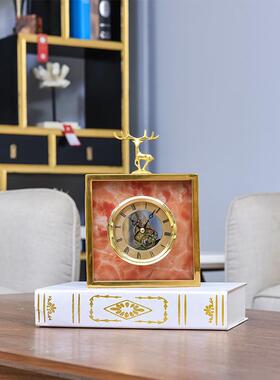 新款美式复古钟系列多款金属挂表创意钟表装饰家居装饰品壁钟