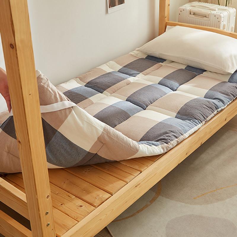 学生宿舍专用90x190加厚棉花床垫软垫褥子折叠地铺睡垫被家用 - 图1